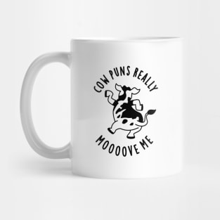 Cow Puns Really Mooove Me Cute Animal Pun Mug